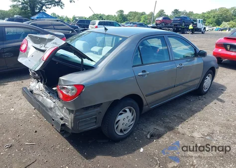 2006 Toyota Corolla Ce из США, поврежденный, VIN 2T1BR32E96C597320